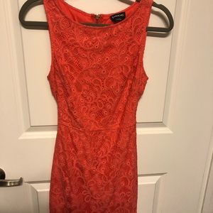 SOLD! Sale! BEBE coral dress!